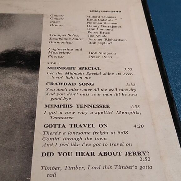 Belafonte The Midnight Special Vinyl Record - Picture 3 of 8